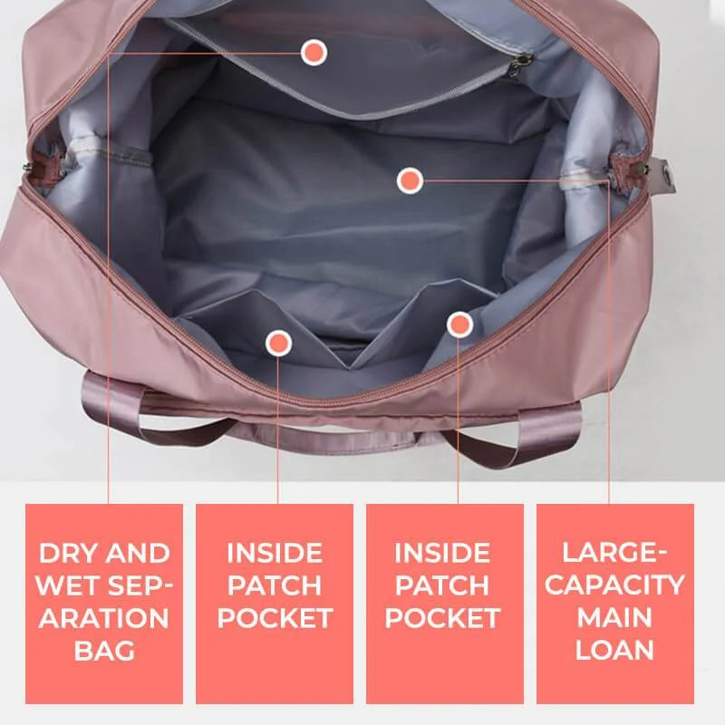 TravelTitan - Large Waterproof Folding Travel Bag