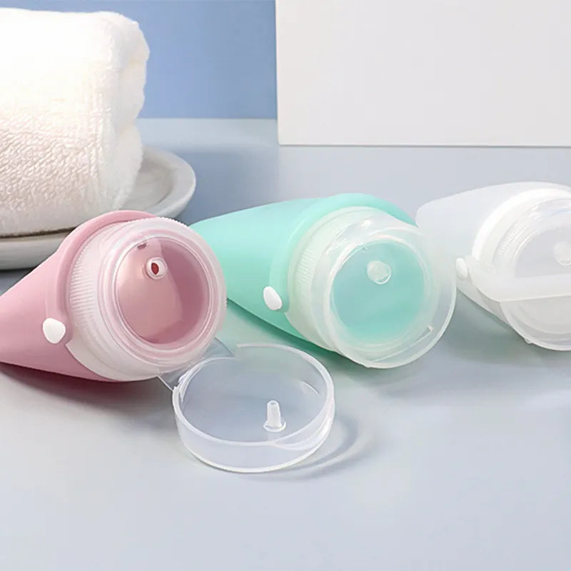 Refillable Cosmetic Storage Tubes