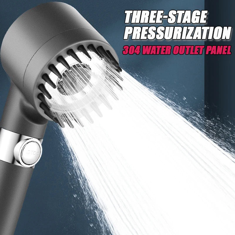 PowerFlow™ Adjustable High-Pressure Shower Head