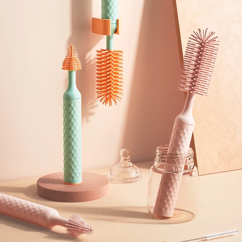 CleanSpin - Electric Silicone Brush Set