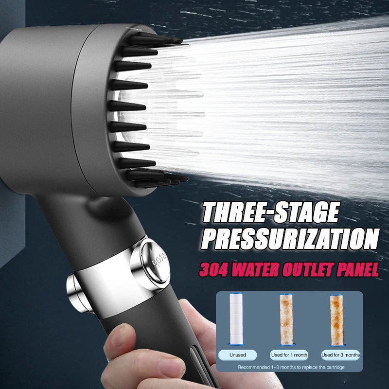 PowerFlow™ Adjustable High-Pressure Shower Head