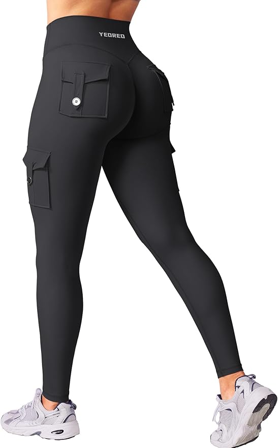 YEOREO CoreFlex Cargo Workout Leggings